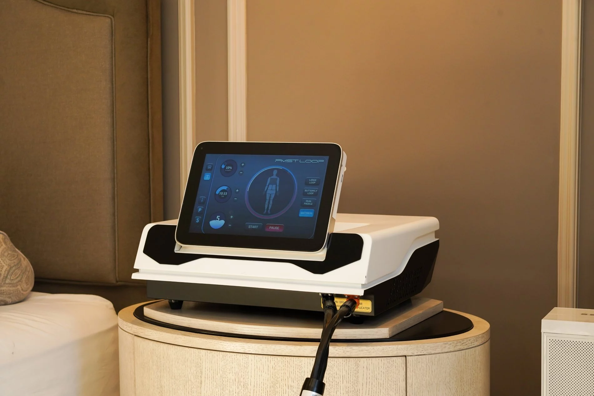 PEMF Therapy device at Re:nu Optimum Health in Greenwich, London