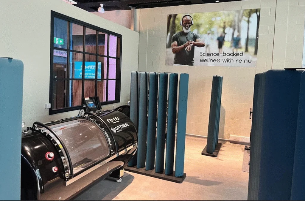 Optimal Health hyperbaric chamber at Renu London wellness centre