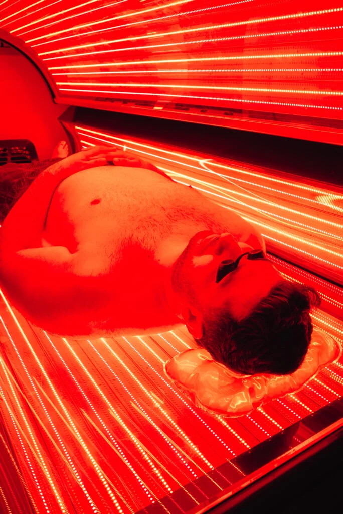 Re:nu London customer using red light therapy for longevity support